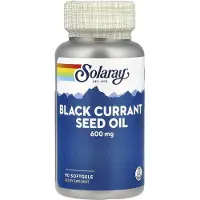 Solaray Schwarzes Johannisbeersamenöl 600 mg 90 St Weichkapseln