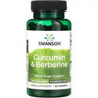 Swanson Health , Curcumin & Berberine with Black Pepper, Capsules 60 St