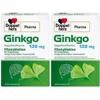 Doppelherz Ginkgo Doppelherzpharma 120 mg Filmtabletten x2 2x120 St