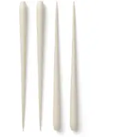 STOFF Nagel - Large taper candles by Ester & Erik, 4 pcs - Off-white
