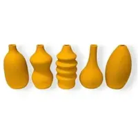 Simiu MINI VASES - 8 cm - 5 pcs - Mustard Yellow