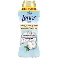 Lenor Wäscheparfüm light, Frische Braumwollblüte, Wäscheperlen, milder, langanhaltender Duft, XXL-Pack, 735 g