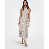 ONLY Onliven S/L Long Halterneck Dress Wvn Ex