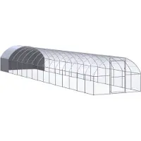 Syfax Outdoor-Hühnerstall 3x16x2 m Verzinkter Stahl