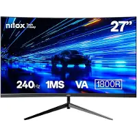 Nilox Nxm27crv2402 27´´ Full Hd Va Led 240hz Gebogener Gaming-monitor Refurbished