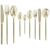 WAS 108 tlg. Besteckset ALEX CHAMPAGNE, mit champagner, matte PVD Beschichtung, Chromnickelstahl 18/10