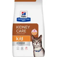 Hill's Pet Nutrition K/D Kidney Care Katzenfutter mit Lachs | 3 x 1,5 kg