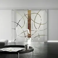 Levidor Doppelglasschiebetür Komplettset 2x 102,5 x 217,5 cm Essen Aluminium mit Stangengriffen und SoftClose