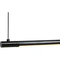 Loom Design Hängelampe Straw 200, dimmbar, schwarz, für Wohn- / Esszimmer, Aluminium, Modern