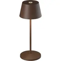 Loom Design Modi Micro Portable Tischleuchte IP65 Corten - , Modi Micro, dimmbar, Braun / Rost, für Terrasse, Aluminium, Modern