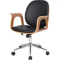 Home24 Bürodrehstuhl - Kunstleder
