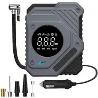 AGT 12-V-Kompressor-Luftpumpe mit LED-Display und LED-Licht, 150 psi