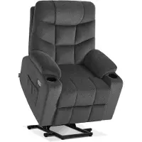 MCombo M Fernsehsessel mit Aufstehhilfe Elektrisch, Sessel mit Aufstehhilfe, fernsehsessel mit liegefunktion bis 140°,mit USB 7286