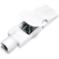 Megro GmbH & Co. KG RT-Anschluss für TAB Elektroden mit 4 mm Bananenstecker-Anschluss weiß 10 Stück