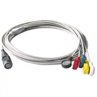 Megro GmbH & Co. KG EKG-Komplettkabel mit Druckknopf für Customed Custoport 3. Generation, Cu
