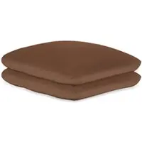 Megro GmbH & Co. KG Kissenbezug aus Frottee nougat 40 x 40 cm mit Reißverschluss 2 Stück