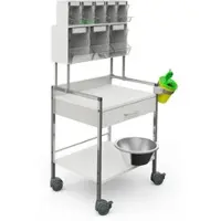 HAEBERLE GmbH + Co. KG Variocar 60 Funktionswagen, PicBox, 1308 mm hoch, mit 1 Schublade, weiß