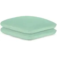 Megro GmbH & Co. KG Kissenbezug aus Frottee mint 40 x 40 cm mit Reißverschluss 2 Stück