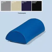 AGA Halbrolle blau Ø 200 mm x 400 mm mit Kunstlederbezug