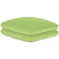 Megro GmbH & Co. KG Kissenbezug aus Frottee apfelgrün 40 x 40 cm mit Reißverschluss 2 Stück