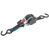 Kerbl Automatik-Zurrgurt mit Aufrollfunktion, 3m, 25mm, schwarz