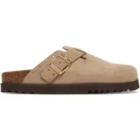 Scholl Clog Damen Beatriz Dark Beige-Schuhgröße 36