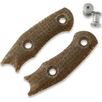 GiantMouse Handle kit for GMF1, burlap micarta
