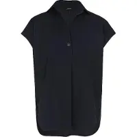 Penn & Ink Damen Blusen Blouse - Donkerblauw - Größe 42