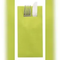 Sovie HORECA Besteckserviette Kiwi aus Linclass Airlaid 40 x 40 cm, 75 Stück