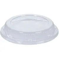 Papstar 6 X 100 Dom-Deckel, PET rund Ø 22,5 cm · 4 cm klar