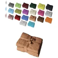 EXKLUSIV HEIMTEXTIL Duschtuch 2er Set 70 x 140 cm Sand