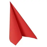 Papstar 250 Servietten "ROYAL Collection" 1/4-Falz 33 cm x 33 cm rot