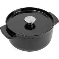 KitchenAid Bräter Gusseisen Onyx Black 22 cm