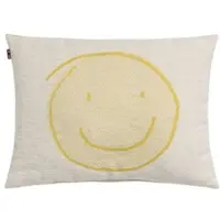 David Fussenegger Kissen gefüllt Juwel 'Happy Faces' 30 x 40 cm Gelb