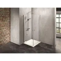 Dusbad Duschkabine/ Duschabtrennung Vital 2 Pendeltür/ Eckdusche