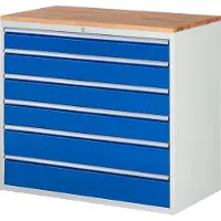 RAU Schubladenschrank XXL7.6, B1145xT650xH1035mm, B-Top-25mm, 6x Schublade-TA