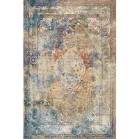 Bamyum Landon Bedruckter Teppich Chenille-Druck Maschinell Hergestellt 80 x 300 cm