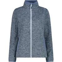 CMP Strickfleecejacke , Damen, Gr. 48, space, Obermaterial: 100% Polyester. Futter: 85% Polyester, 15% Elasthan, Jacken Strickfleecejacke, Strickfleece-Ausführung, atmungsaktiv, schnell tocknend
