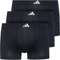 Adidas Herren Boxershorts, 3er Pack - Active Micro Tech, Trunks, Logo, einfarbig