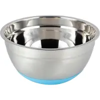 Kamille Schüssel 20 cm Edelstahl SILIKONBODEN