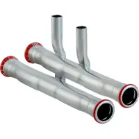 Geberit GE Mapress, C-Stahl, Kreuzungspaar, RP-K/RL, re./li., d22 x 15mm, verzinkt, 1 Stk.