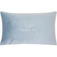 PAD Dekokissen "OCEAN", sky, bestickt, B:30cm H:2cm L:40cm, Baumwolle, Polyester, Dekokissen_Sitzkissen_Kissenhüllen, Dekokissen, schicke stickerei