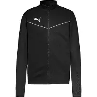 Puma Trainingsjacke "TEAMRISE TRAINING POLY JACKET" ohne Kapuze sportlicher Stil mit kontrastfarbener Paspelierung