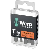Wera Square bit 3 F 6.3 5 pc(s)