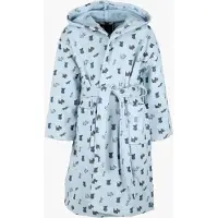 Lindberg Havsbris Bademantel, Blue/Light Blue, 122-128