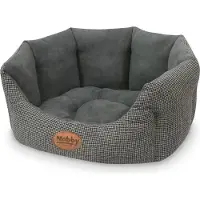 Nobby Josi, Korb Haustierbett, Drinnen, Hund, Braun, Oval, Muster