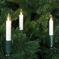 MK illumination Handels LED-Weihnachtsbaumkette, 30 x E10/3V/01W, ROTPFEIL