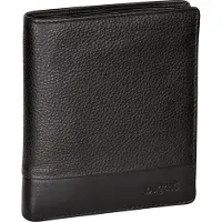 Bugatti Kombibörse, Hochformat/coin wallet combi style (14 CC) schwarz