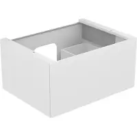 Keuco Edition 11 Waschtischunterbau 700 x 350 x 535 mm mittig mit 1 Auszug - Anthrazit Strukturlack - 31341390000