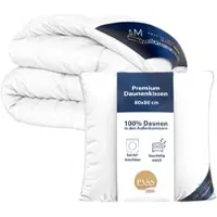 AM Qualitätsmatratzen Premium Mikrofasser Bettdecken- & Kissen 2er Set Made in Germany 155x220cm